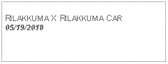 Text Box: RILAKKUMA X RILAKKUMA CAR05/19/2018