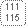 Rounded Rectangle: 111 115