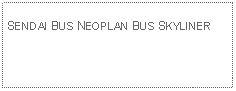 Text Box: SENDAI BUS NEOPLAN BUS SKYLINER