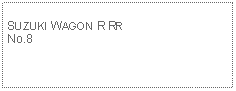 Text Box: SUZUKI WAGON R RRNo.8