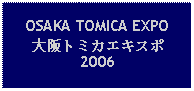 Text Box: OSAKA TOMICA EXPO 大阪トミカエキスポ2006