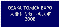 Text Box: OSAKA TOMICA EXPO 大阪トミカエキスポ2008