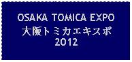 Text Box: OSAKA TOMICA EXPO 大阪トミカエキスポ2012