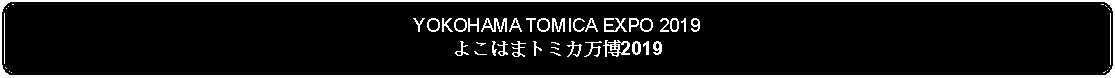 Flowchart: Alternate Process: YOKOHAMA TOMICA EXPO 2019よこはまトミカ万博2019