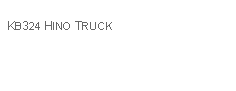 Text Box: KB324 HINO TRUCK