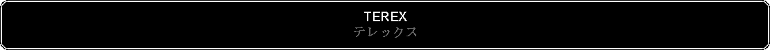 Flowchart: Alternate Process: TEREXテレックス