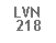 Text Box: LVN218