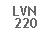 Text Box: LVN220