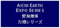 Text Box: AICHI EARTH EXPO SERIES愛知地球万博シリーズ