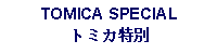 Text Box: TOMICA SPECIALトミカ特別