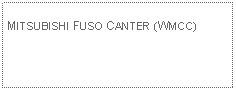 Text Box: MITSUBISHI FUSO CANTER (WMCC)