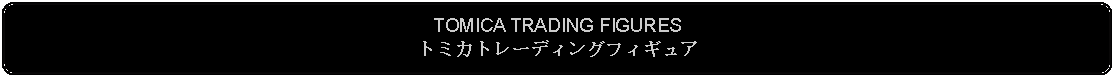 Flowchart: Alternate Process: TOMICA TRADING FIGURESトミカトレーディングフィギュア