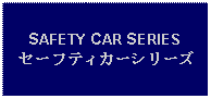 Text Box: SAFETY CAR SERIESセーフティカーシリーズ