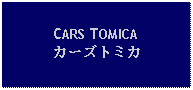 Text Box: CARS TOMICAカーズトミカ