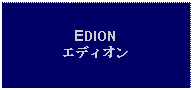 Text Box: EDIONエディオン