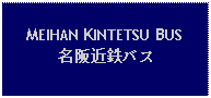 Text Box: MEIHAN KINTETSU BUS名阪近鉄バス