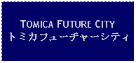 Text Box: TOMICA FUTURE CITYトミカフューチャーシティ