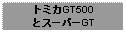 Text Box: トミカGT500とスーパーGT